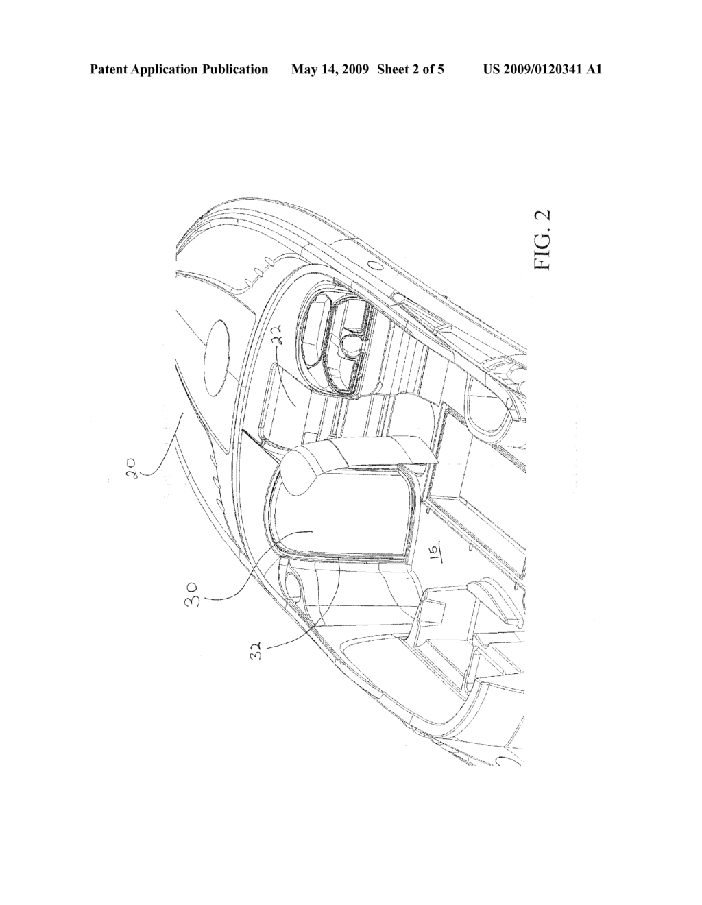 Cuddy Cabin Vessel with Separate Privacy Enclosure - diagram, schematic, and image 03