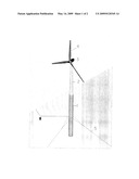 Floating wind turbine installation diagram and image