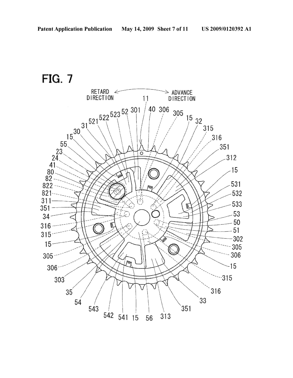 VALVE TIMING ADJUSTING APPARATUS - diagram, schematic, and image 08