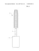 Mascara Brush diagram and image