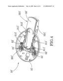 Secure mechanism of portable accessory device for outdoor umbrella diagram and image