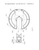 Secure mechanism of portable accessory device for outdoor umbrella diagram and image