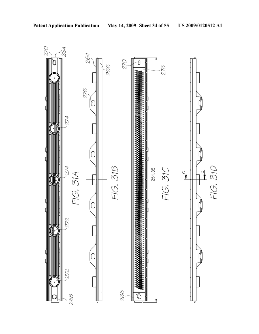 VALVE ASSEMBLY FOR A PRINTER INK CARTRIDGE HAVING A SPRING-BIASED PRESSURE REGULATOR - diagram, schematic, and image 35