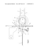 Method and Device for Maintaining a Weft Thread Which Is Introduced Into a Weaving Machine, In Particular an Air-Jet Weaving Machine, After the Starting Process diagram and image