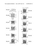 CONDUCTIVE THROUGH VIA STRUCTURE AND PROCESS FOR ELECTRONIC DEVICE CARRIERS diagram and image