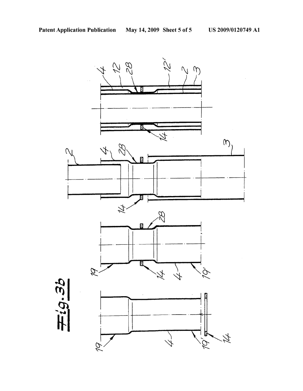 Vibration damper and method for the production of a three-pipe system for a vibration damper - diagram, schematic, and image 06