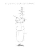 Cap With Suction Unit For Cup diagram and image