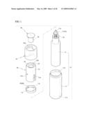 COSMETIC RECEPTACLE diagram and image