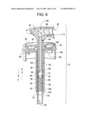 CONTAINER HAVING DELIVERY MECHANISM WITH SECURING CAP diagram and image