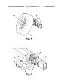 Pivotal Spare Tire Carrier diagram and image