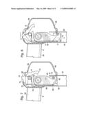 Hitch mounted article carriers for vehicles diagram and image