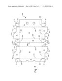 CARTON HAVING MODIFIED END FLAPS FOR IMPROVED STACKING STRENGTH AND INCLUDING EASY OPENING FEATURE diagram and image