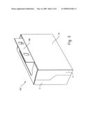 CARTON HAVING MODIFIED END FLAPS FOR IMPROVED STACKING STRENGTH AND INCLUDING EASY OPENING FEATURE diagram and image