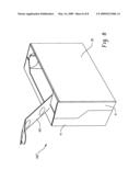 CARTON HAVING MODIFIED END FLAPS FOR IMPROVED STACKING STRENGTH AND INCLUDING EASY OPENING FEATURE diagram and image