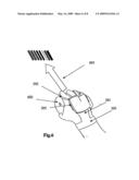 PALM-BACK SUPPORT AND A TOOL SUPPORTED BY diagram and image