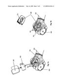 PALM-BACK SUPPORT AND A TOOL SUPPORTED BY diagram and image