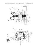 PALM-BACK SUPPORT AND A TOOL SUPPORTED BY diagram and image