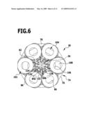 Circulation pump, heating system and method of determining the flow rate of a liquid through a pipe diagram and image