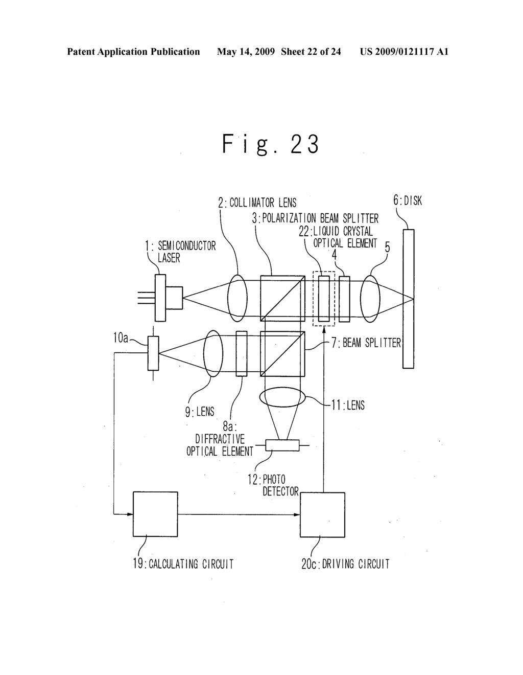 Optical Head Device, Optical Information Recording/Reproducing Apparatus and Operation Method of Optical Information Recording/Reproducing Apparatus - diagram, schematic, and image 23