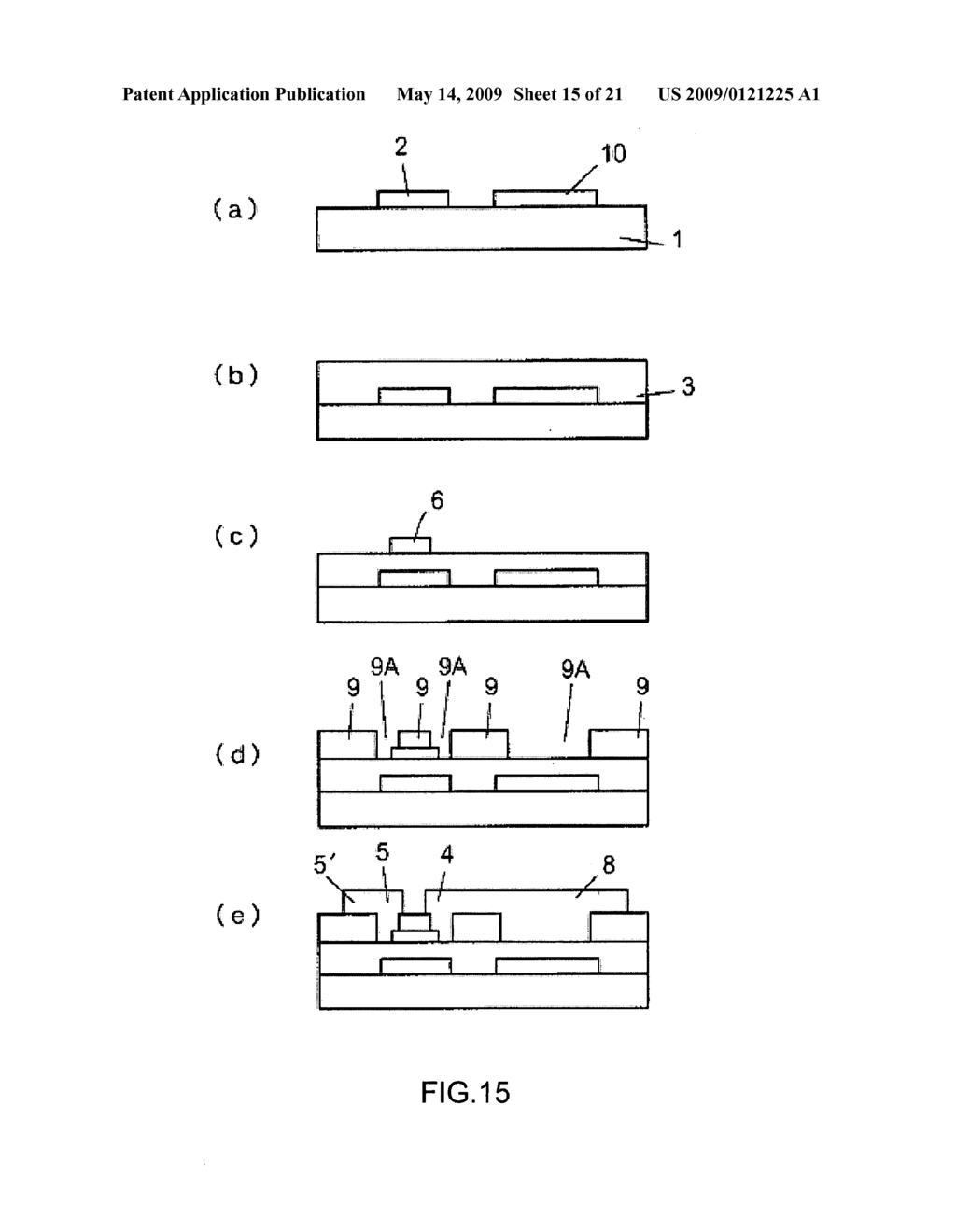 Thin film transistor, method for manufacturing the same and display using the same - diagram, schematic, and image 16