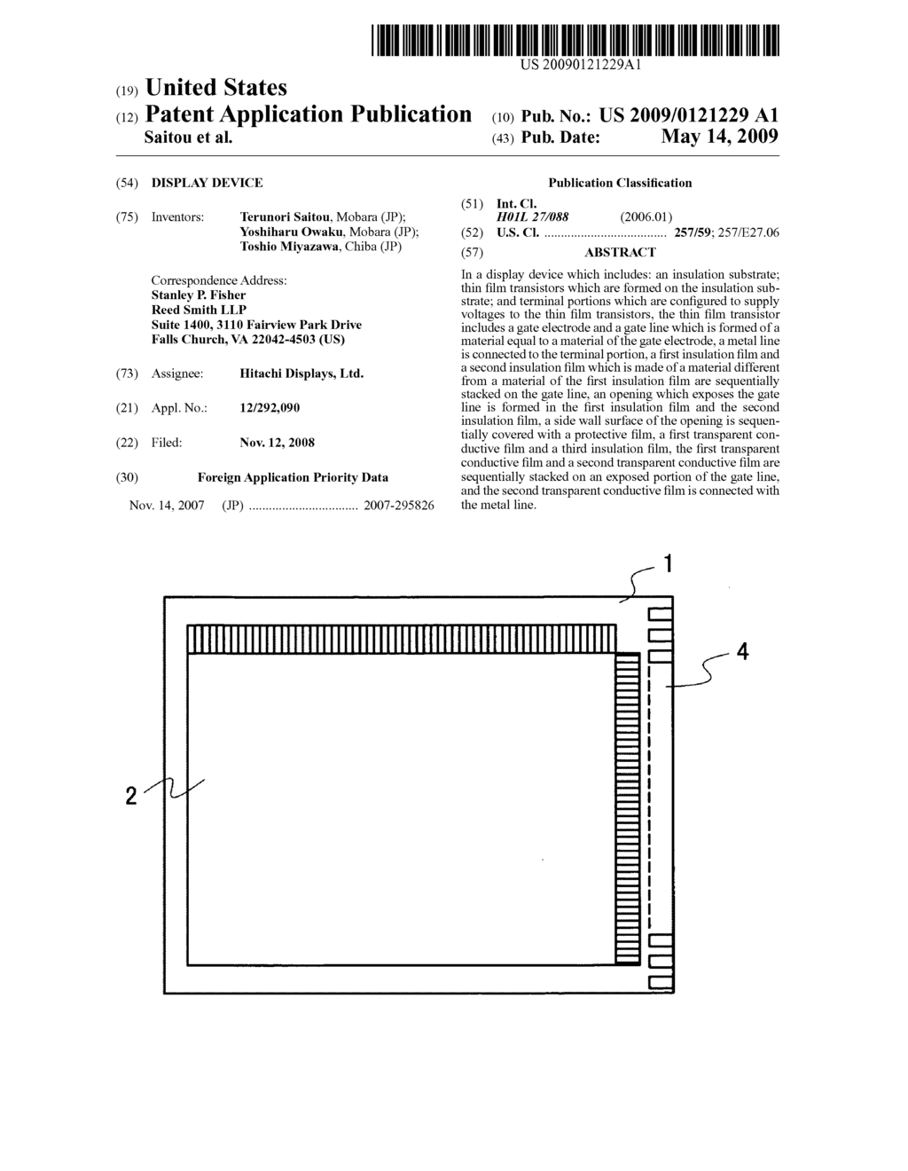 Display device - diagram, schematic, and image 01