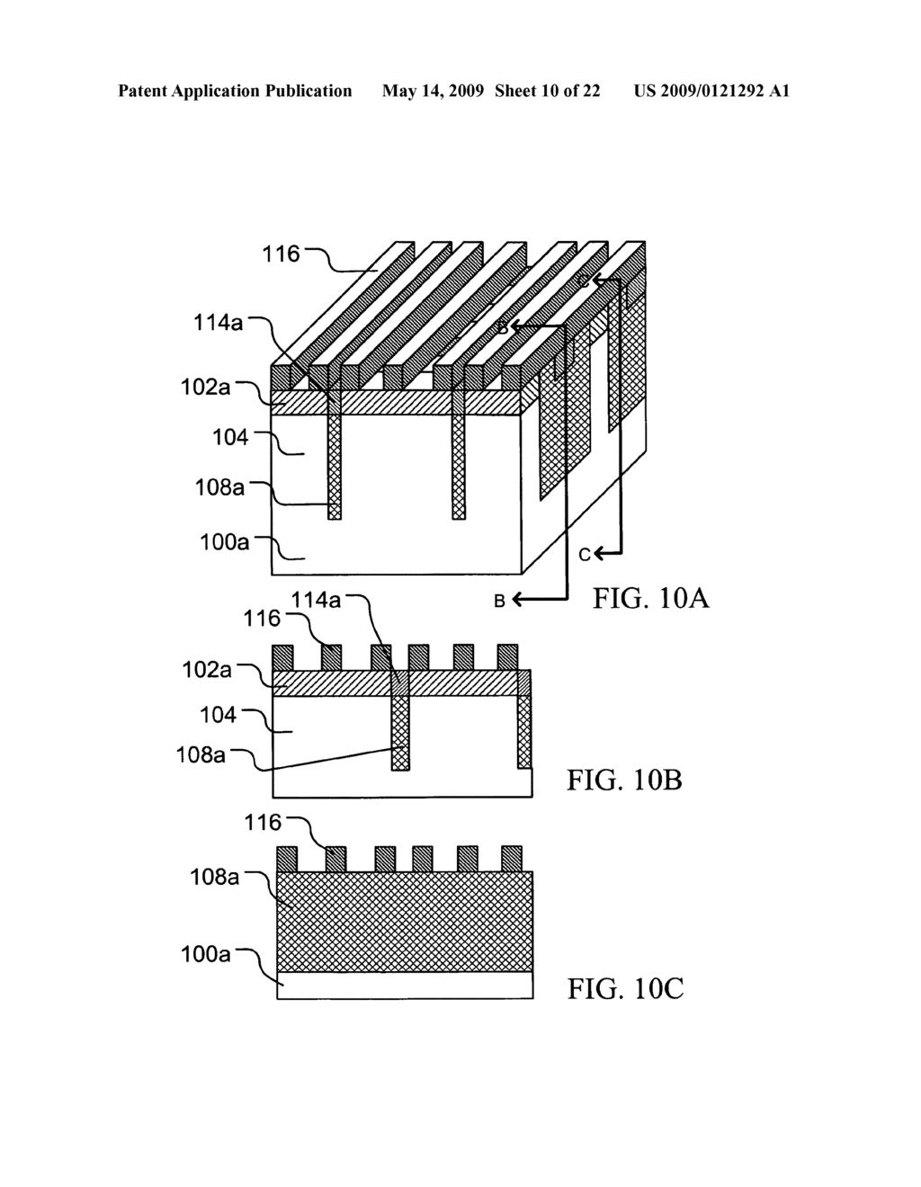 Fabrication of local damascene finFETs using contact type nitride damascene mask - diagram, schematic, and image 11