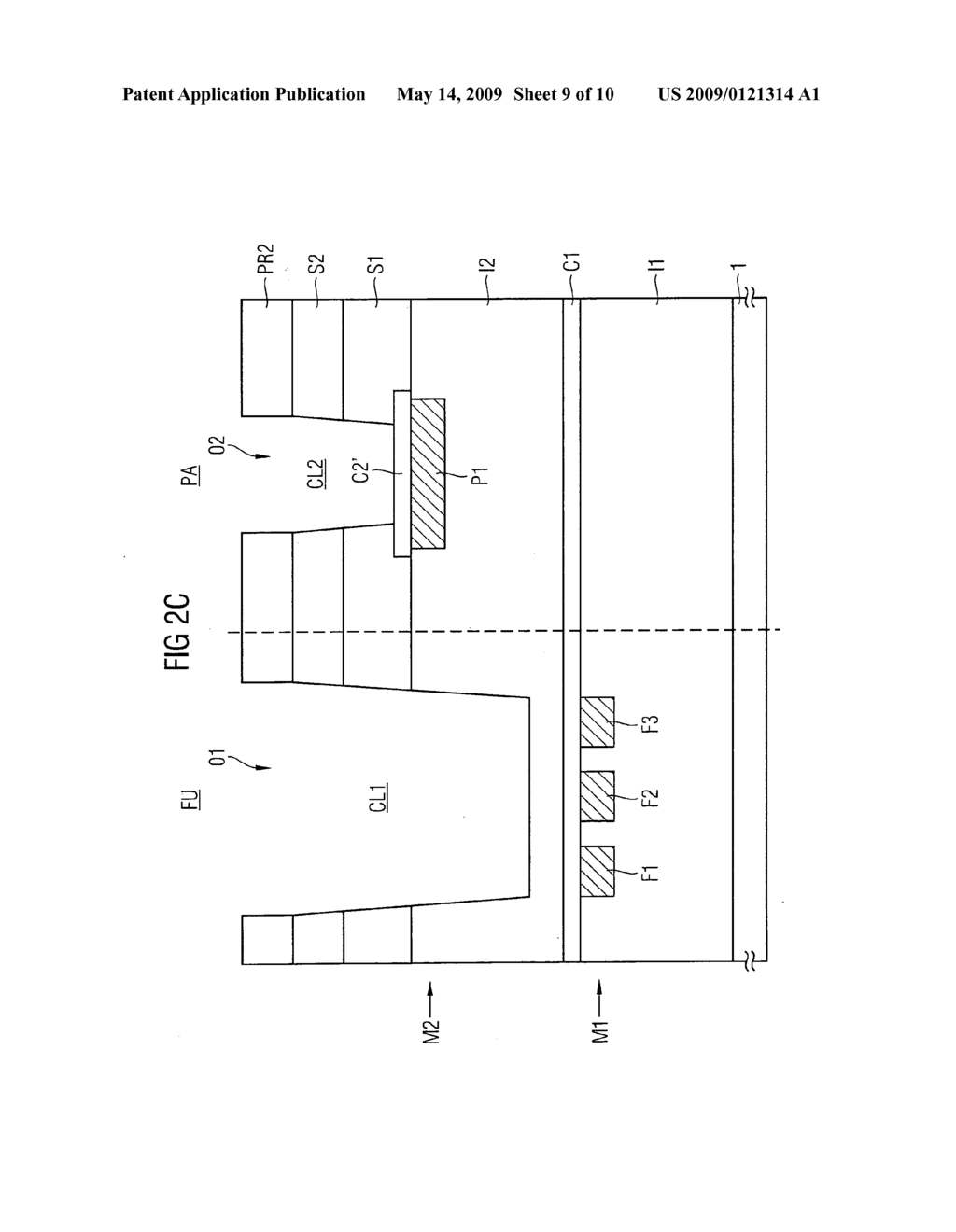 Manufacturing method for forming an integrated circuit device and corresponding integrated circuit device - diagram, schematic, and image 10