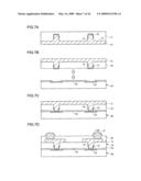 BOARD ADAPTED TO MOUNT AN ELECTRONIC DEVICE, SEMICONDUCTOR MODULE AND MANUFACTURING METHOD THEREFORE, AND PORTABLE DEVICE diagram and image