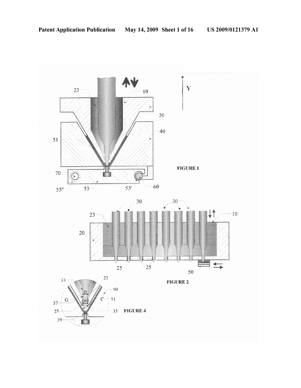 APPARATUS FOR ELECTRO-BLOWING OR BLOWING-ASSISTED ELECTRO-SPINNING TECHNOLOGY AND PROCESS FOR POST TREATMENT OF ELECTROSPUN OR ELECTROBLOWN MEMBRANES - diagram, schematic, and image 02