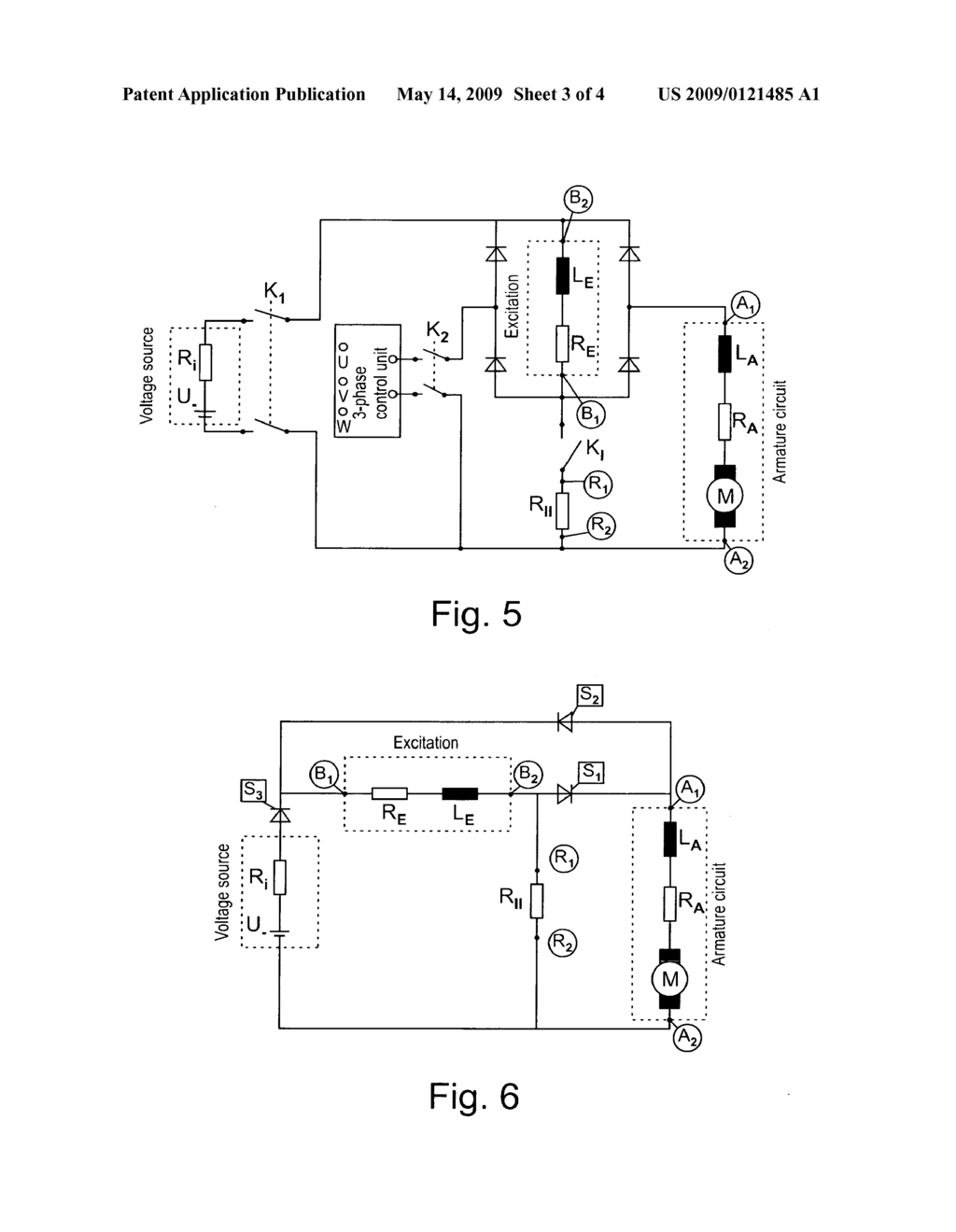 WIND POWER FACILITY HAVING ACTIVATION CIRCUIT FOR A SPEED-LIMITED AND VOLTAGE-SOURCE-PROTECTIVE OPERATION OF A PITCH -DRIVE SERIES-WOUND MOTOR AT GENERATOR TORQUES - diagram, schematic, and image 04