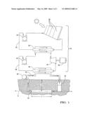 Electric power generation system driven by solar flux and geocooling diagram and image