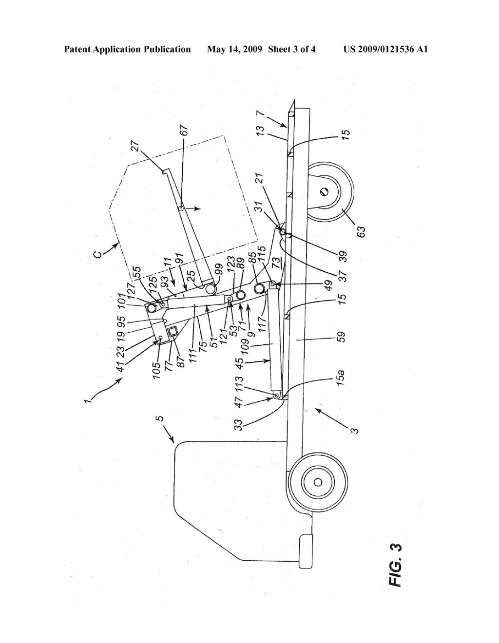 Waste container carrier - diagram, schematic, and image 04