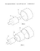 Electric machinery of permeable polar face & magnetic circuit sandwiched PM magnetic pole diagram and image