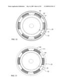 Electric machinery of permeable polar face & magnetic circuit sandwiched PM magnetic pole diagram and image