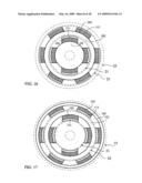 Electric machinery of permeable polar face & magnetic circuit sandwiched PM magnetic pole diagram and image