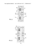 Electric machinery of permeable polar face & magnetic circuit sandwiched PM magnetic pole diagram and image