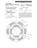 Electric machinery of permeable polar face & magnetic circuit sandwiched PM magnetic pole diagram and image