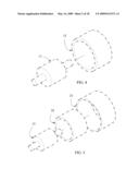 Electric machinery of permeable polar face & magnetic circuit sandwiched PM magnetic pole diagram and image