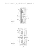 Electric machinery of permeable polar face & magnetic circuit sandwiched PM magnetic pole diagram and image