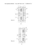 Electric machinery of permeable polar face & magnetic circuit sandwiched PM magnetic pole diagram and image