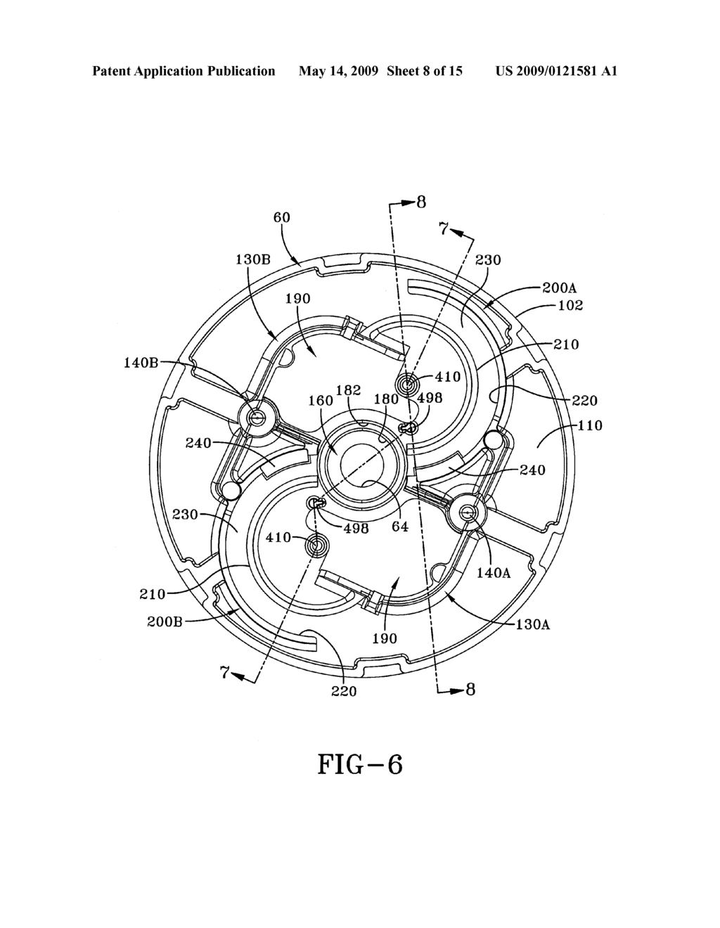 CURVILINEAR BRUSH RETAINER WITH LINER FOR AN ELECTRIC MOTOR ASSEMBLY - diagram, schematic, and image 09