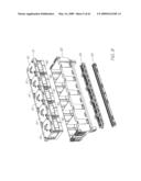 PRINTER WITH PRINTHEAD CHIP HAVING INK CHANNELS REINFORCED BY TRANSVERSE WALLS diagram and image