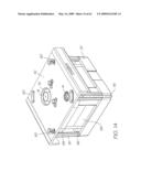 PRINTER WITH PRINTHEAD CHIP HAVING INK CHANNELS REINFORCED BY TRANSVERSE WALLS diagram and image