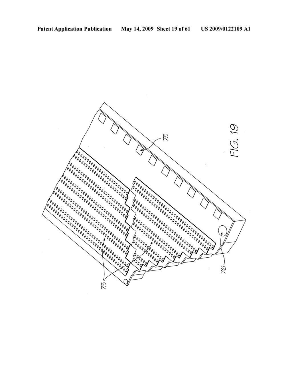 PRINTER WITH PRINTHEAD CHIP HAVING INK CHANNELS REINFORCED BY TRANSVERSE WALLS - diagram, schematic, and image 20