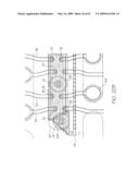 PRINTER WITH PRINTHEAD CHIP HAVING INK CHANNELS REINFORCED BY TRANSVERSE WALLS diagram and image