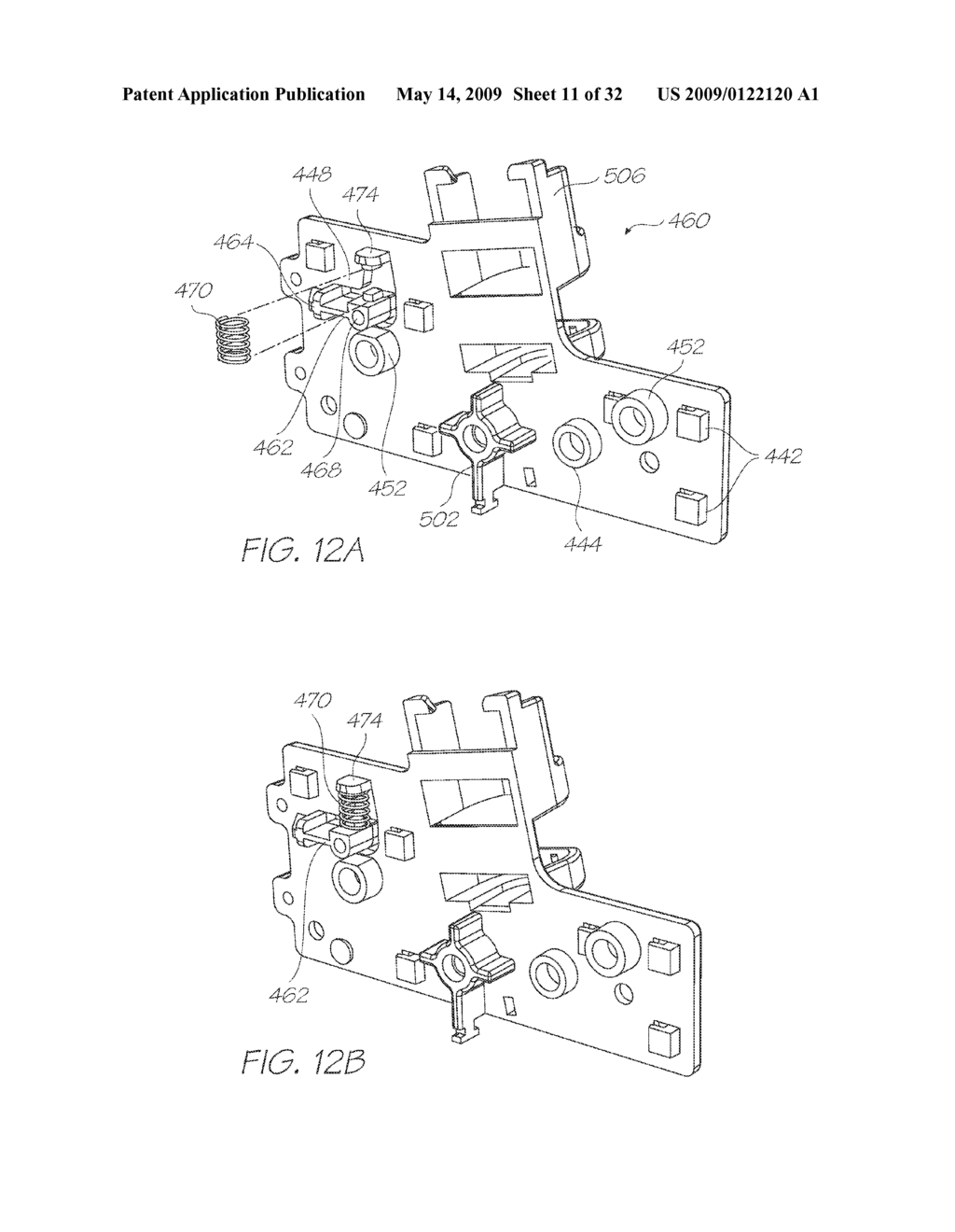 CRADLE UNIT FOR A PRINTER ASSEMBLY - diagram, schematic, and image 12