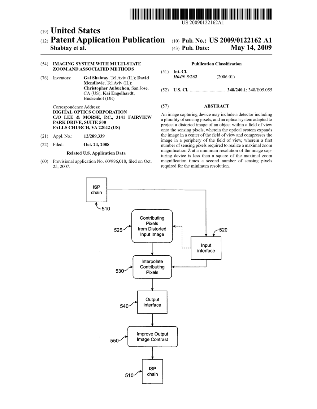 Imaging system with multi-state zoom and associated methods - diagram, schematic, and image 01