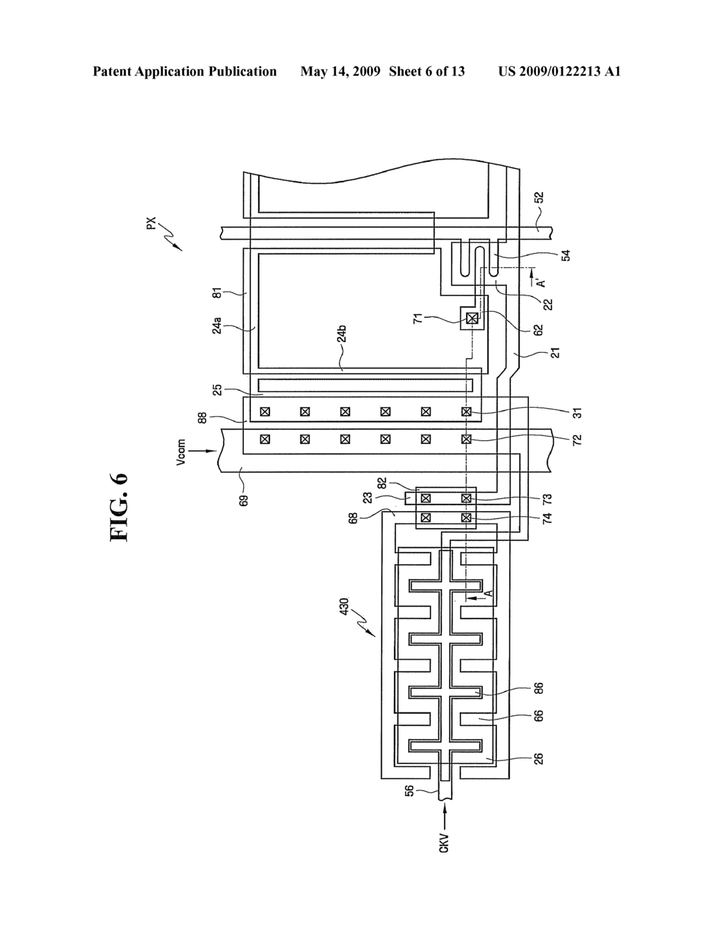 THIN FILM TRANSISTOR FOR DRIVING GATE LINE AND LIQUID CRYSTAL DISPLAY HAVING THE SAME - diagram, schematic, and image 07