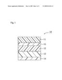 POLARIZING PLATE WITH AN OPTICAL COMPENSATION LAYER AND IMAGE DISPLAY APPARATUS USING THE SAME diagram and image