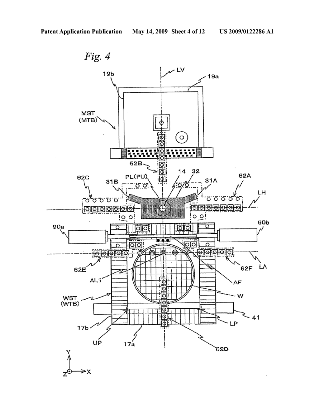 MOVABLE BODY APPARATUS, PATTERN FORMATION APPARATUS AND EXPOSURE APPARATUS, AND DEVICE MANUFACTURING METHOD - diagram, schematic, and image 05